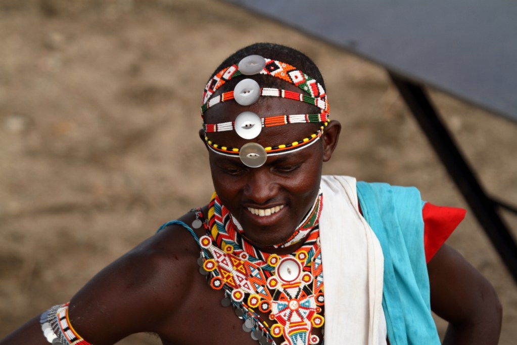 Kenyan warrior from Samburu tribe